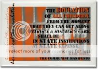 Marxist Education Magnet from HomeschoolTheRevolution.com