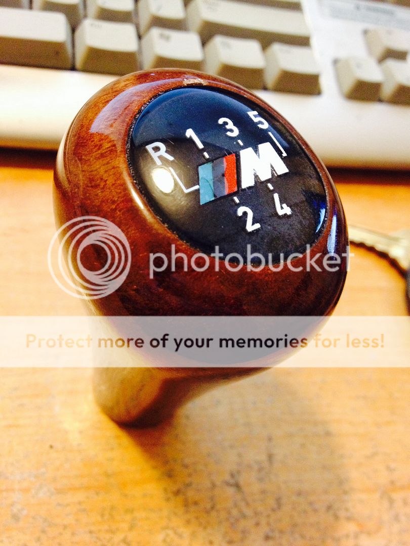 E36 e36 m3 luxury package wood shift knob